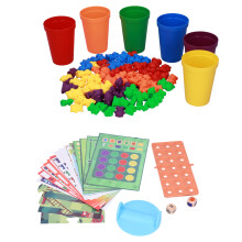 Zählbären-Spielzeug – buntes Plastik-Sortier-Set ab 3 Jahren