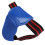 Breathable PU Leather Boxing Groin Guard Jockstrap, Size Average, Blue 14