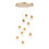 Visconte Oskar Ceiling Pendant 10 Light - Brass 6