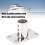 Stainless Steel 90 Rectangular Stanchion Base for Boats, 22mm 5