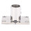 Stainless Steel 90 Rectangular Stanchion Base for Boats, 22mm 15