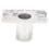 Stainless Steel 90 Rectangular Stanchion Base for Boats, 22mm 6