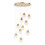 Visconte Oskar Ceiling Pendant 10 Light - Brass 1