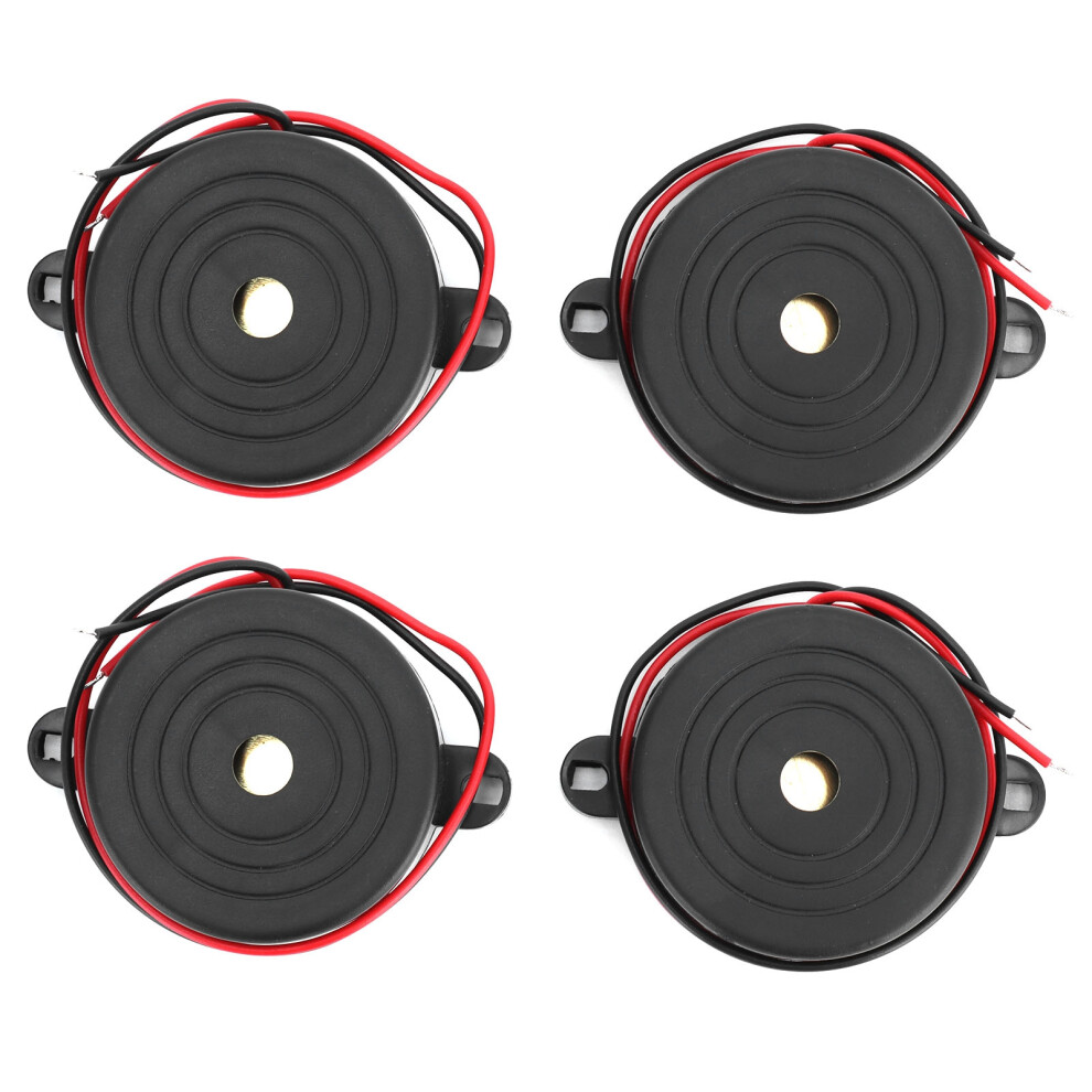 4Pcs 95Db Continuous Sound Alarm Buzzer Kit Dc3-24V For Diy Creations 7671358445114