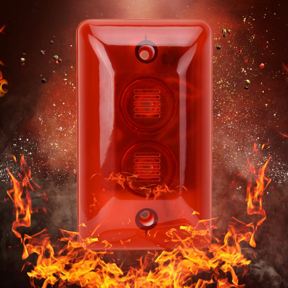Compact 12V Strobe Siren Alarm With Robust Fireproof Abs Shell Light 7891358445895