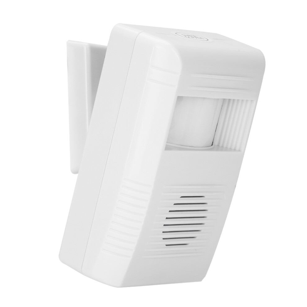 Human Body Infrared Sensor Doorbell Alarm, 110 Detection, White 7901358446171
