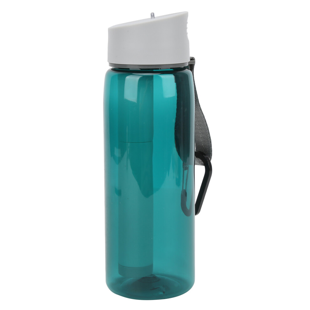 Filtered Water Bottle with Integrated Straw, 600ML, Green-image-OPC-PMS6R6Y-NEW