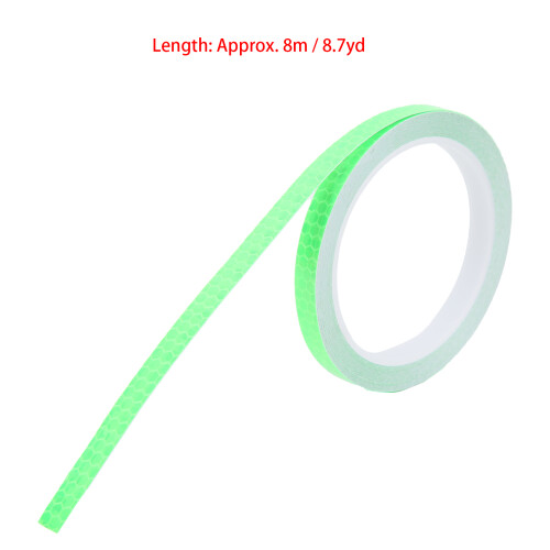 Autocollant réfléchissant à motif hexagonal - Vert, 8 m 2