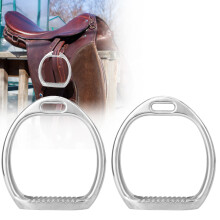 1Pair Kids Lightweight Aluminum Stirrups for Horse Riding Saddle 300kg