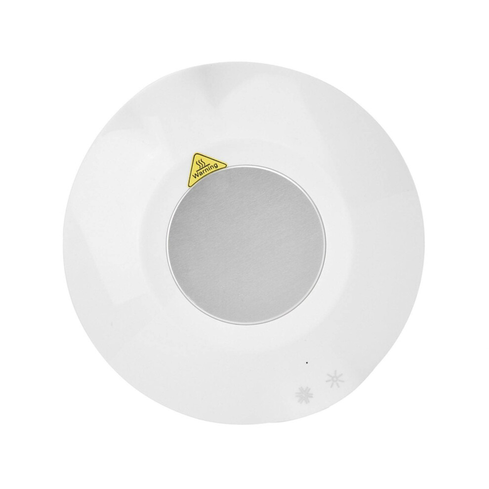 Usb Dual Purpose Coaster Â Insulated Heating & Cooling Pad 15X15cm White 3151358447492
