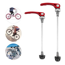 Mountain Bike Skewers Red Quick Release Front & Rear Axle Strong & Lightweight