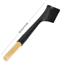Two Handed Brush for Coffee Bean Grinder &amp; Bar Durable Plastic Easy Clean Tool