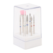 7-teiliges Wolframkarbid-Nagel-Bits-Set für