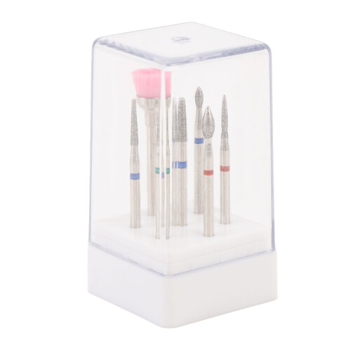 7-teiliges Wolframkarbid-Nagel-Bits-Set für