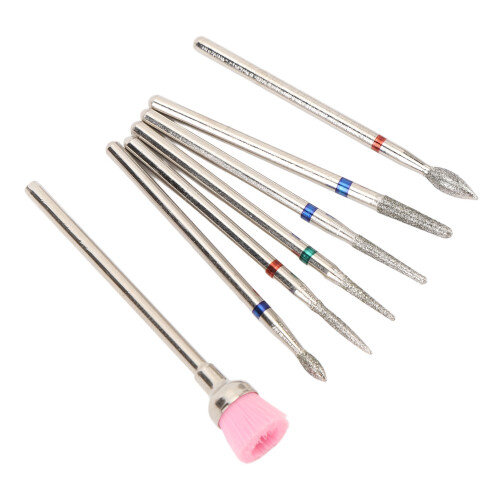 7-teiliges Wolframkarbid-Nagel-Bits-Set für 2