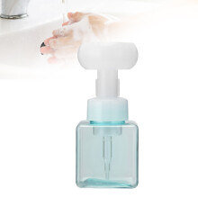Flacone a pompa per schiuma a forma di fiore da 250 ml, fiori blu