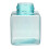Flacon-pompe mousse à fleurs 250 ml bleu transparent 4