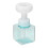 Flacon-pompe mousse à fleurs 250 ml bleu transparent 15