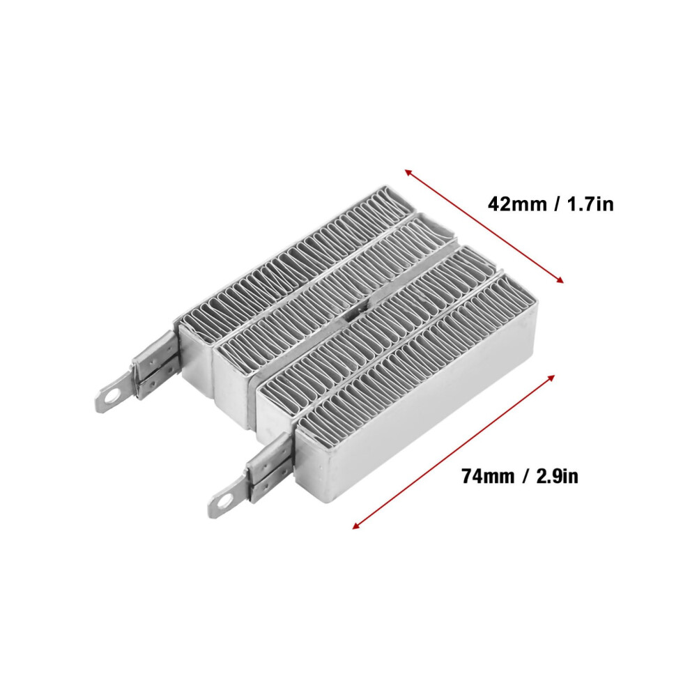 Aluminium Housing 12V 70W Ptc Ripple Heating Plate Thermistors Heater 8781358451073