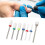 7-teiliges Nagelbohrer-Set aus Wolframstahl, 12