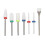 7-teiliges Nagelbohrer-Set aus Wolframstahl, 10