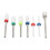 7-teiliges Nagelbohrer-Set aus Wolframstahl, 8