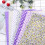 Cotton Fabric Squares 7pcs 25x25cm Bedding Dots Bundle Assorted DIY Kit 10
