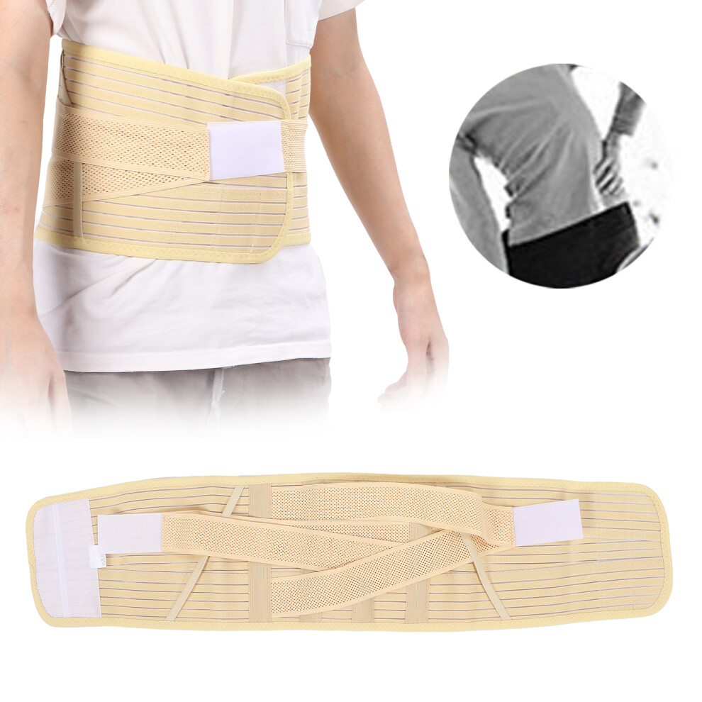 Breathable Lower Back Brace Waist Belt Lumbar Support 20x85cm