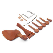 Jujube-Holz Violin-Teil-Set für 4/4 mit Kinnstütze und Wirbel