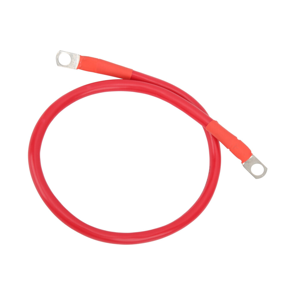 23.6In 4Awg 25Mmâ² Ground Wire 150A For Battery Inverter Red 9381358453252