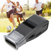 Schwarzer Sportpfeife für Fußball & Basketball, leicht, umweltfreundlich, 60 mm