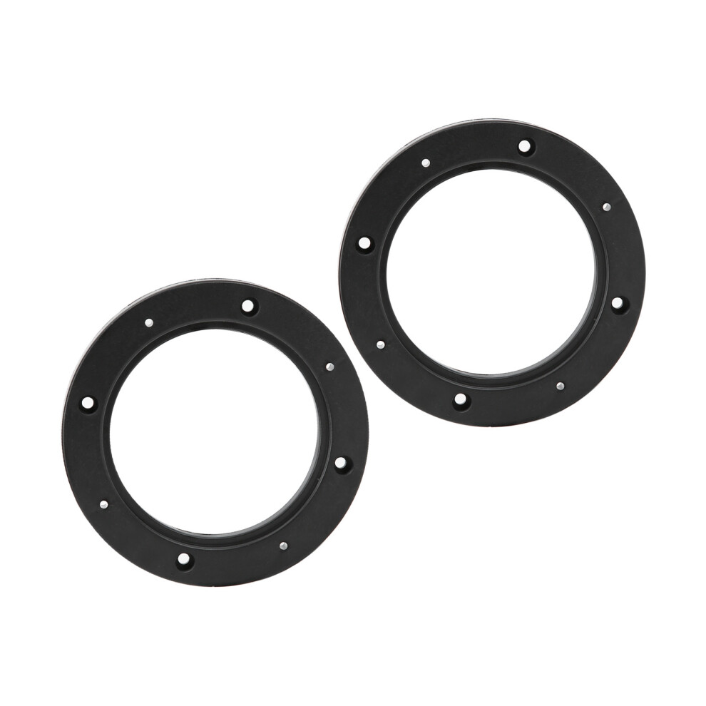 2Pcs 4In Abs Car Audio Loud Speaker Ring Pad Universal Replacement Black 8751358455456