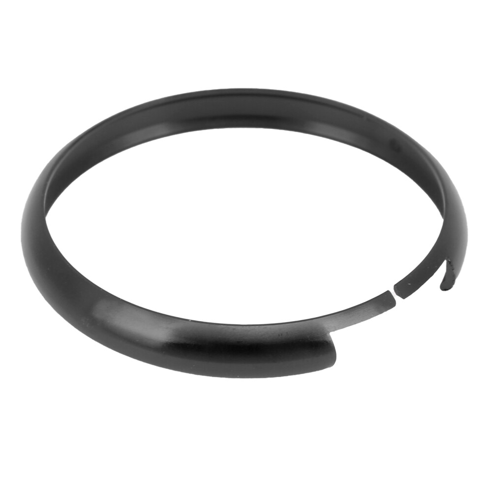 Durable Aluminum Key Fob Ring Trim For Mini R55 To R60 Models - Finish Black 3151358455879