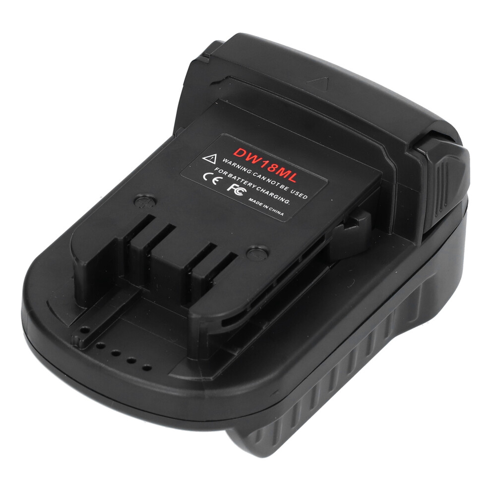 20V Battery Adapter For Milwaukee 18V Lithium, Abs+Pc, 11X7x5.5cm 8721358456067