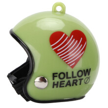 Casco per pollo in plastica 3,5x3,5x3,5 cm verde sicurezza