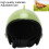 Casco per pollo in plastica 3,5x3,5x3,5 cm verde sicurezza 12