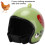 Casco per pollo in plastica 3,5x3,5x3,5 cm verde sicurezza 5