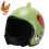 Casco per pollo in plastica 3,5x3,5x3,5 cm verde sicurezza 13