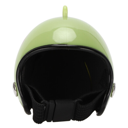 Casco per pollo in plastica 3,5x3,5x3,5 cm verde sicurezza 1