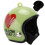 Casco per pollo in plastica 3,5x3,5x3,5 cm verde sicurezza 14