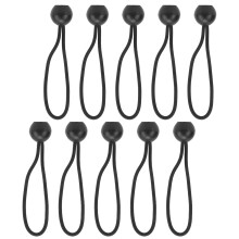 10 pezzi clip per tende a sfera fissa 150mm28mm Nero