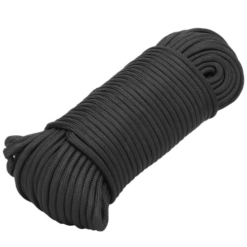 650 Military Spec 10 Core Polyester Climbing Rope 31m Black 2