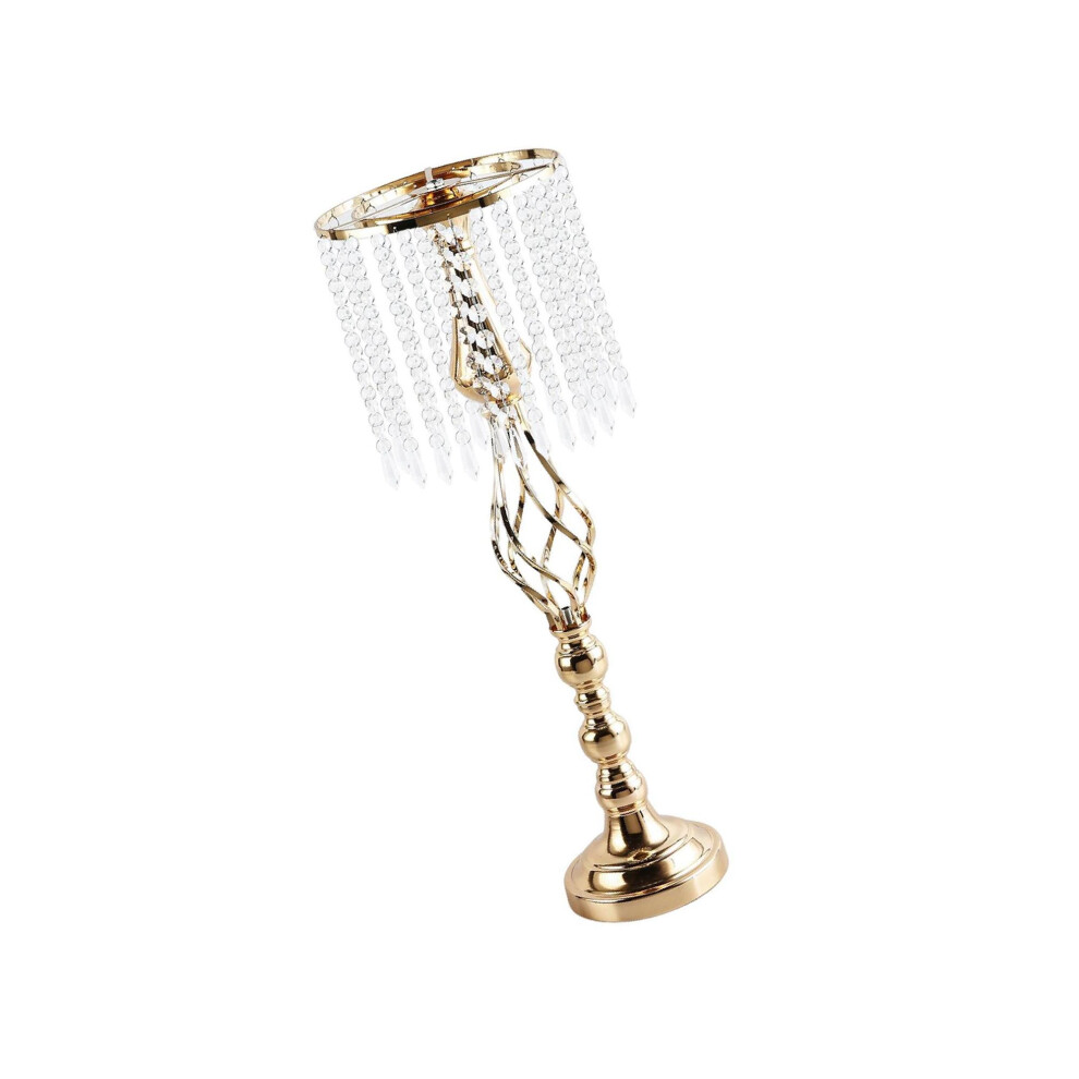 (Gold, Large) Candle Holder Candlestick Centerpiece for Table Hotel Wedding-image-OPC-PMS7PZM-NEW