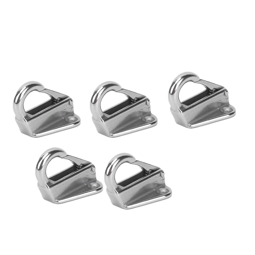 5Pcs Stainless Steel Spring Marine Hooks For Yacht Boat Hangers 5071358458367