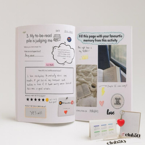 (Book Plus Accessories) 50 Things to Do Alone: The Self-Love Challenge + Activity Book