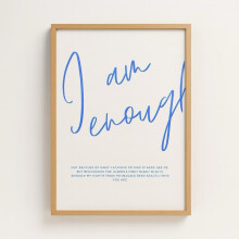 (Book, Accessories and I Am Enough Poster) 50 Things to Do Alone: The Self-Love Challenge + Activity Book