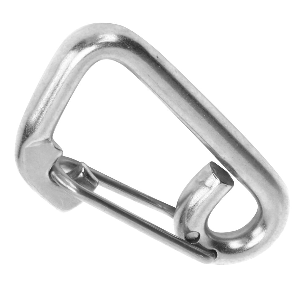 Premium 80Mm Stainless Steel Safety Hook Forging Antirust Spring Snap 7891358458345