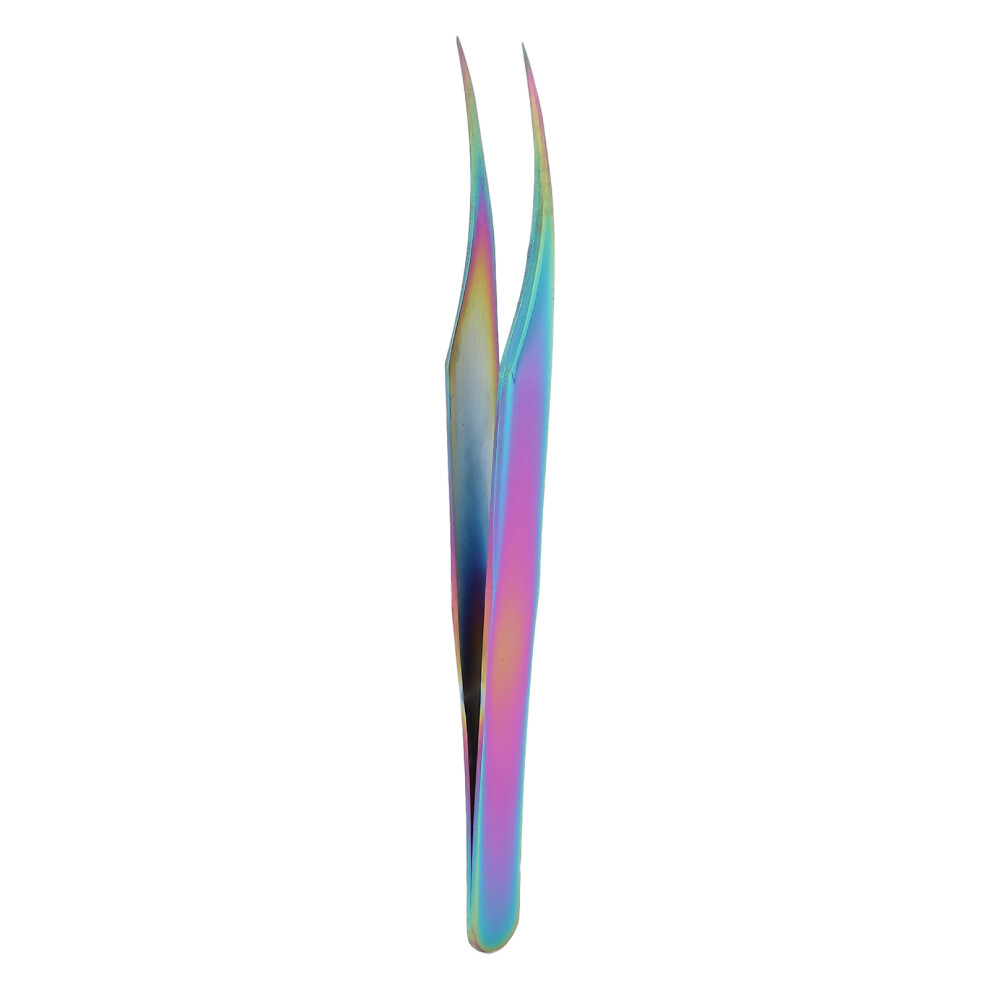 Stainless Steel Curved Tweezer for Precision Eyelash Extension 12.5cm