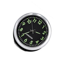 Car Quartz Clock Exquisite Hour Clock Clear Stick-on Car Accessories