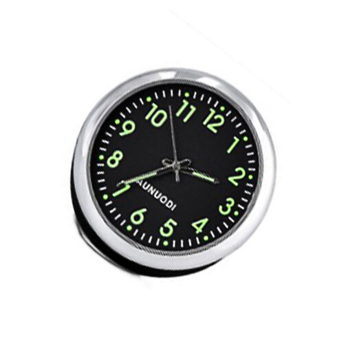 Car Quartz Clock Exquisite Hour Clock Clear Stick-on Car Accessories